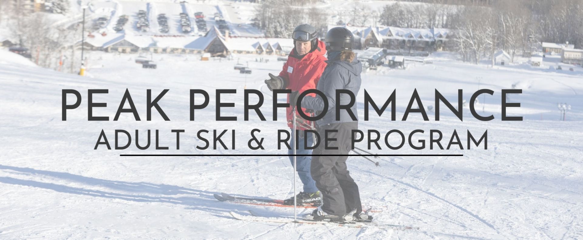 Peak Performance Adult Ski and Ride Program at The Highlands